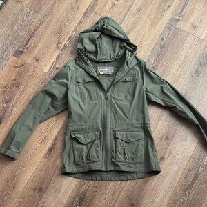 Women’s  Green Hooded Jacket